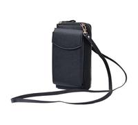Celda Phone Purse - Bolsa de cremallera de piel sintética con múltiples bolsillos | Fashion Phone Bags for Women for Travel, Outdoor, Beach, Camping, Compras, Dating, Office, Everyday Use