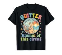 Celebra a tu compañero con Quirky Quitter Alumni Circus Camiseta