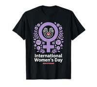 Celebra el Día Internacional de la Mujer Diseño Camiseta