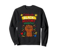 Celebra el Mes de la Historia Negra Orgul Sudadera
