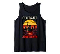 Celebra el mes de la historia negra vintage de juneteenth para mujer Camiseta sin Mangas