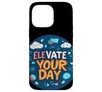 Celebra el optimismo con Este Atuendo de diseño Elevate Your Day Carcasa para iPhone 14 Pro MAX