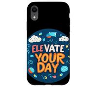Celebra el optimismo con Este Atuendo de diseño Elevate Your Day Carcasa para iPhone XR