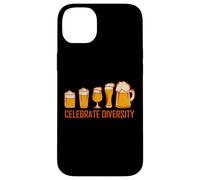 Celebra la diversidad de vasos de cerveza Craft Brew cita divertida Carcasa para iPhone 14 Plus
