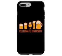 Celebra la diversidad de vasos de cerveza Craft Brew cita divertida Carcasa para iPhone 7 Plus/8 Plus