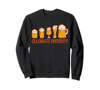 Celebra la diversidad de vasos de cerveza Craft Brew cita divertida Sudadera