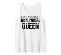 Celebra la menopausia hilarante Queen a Juego para Mujer de Mediana Edad Camiseta sin Mangas