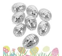 Celebra La Primavera Con 8 Mini Para Huevos De Pascua. Para Hogar, Oficina, Clase, Decoración De , Manualidades De Bricolaje O Fotografía. Los Huevos Compactos 4×6 Cm Añaden Fascin