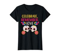 Celebra Recuerda Amor Dia de Muertos Camiseta