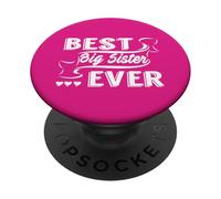 Celebración de Best Big Sister Ever Familia Amor PopSockets PopGrip Adhesivo