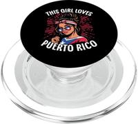 Celebración de Colores de la Bandera de Puerto Rico Esta Chica ama PopSockets PopGrip para MagSafe