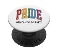 Celebración de Eventos del Orgullo del Arco Iris de la Comunidad Gay LGBTQ 2025 PopSockets PopGrip Adhesivo