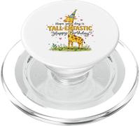 Celebración de Feliz cumpleaños de Jirafa Tall-Entastic PopSockets PopGrip para MagSafe
