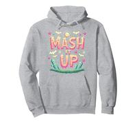 Celebración de Halloween Espeluznante y Divertida de Monster Mash It Up Sudadera con Capucha, Unisex para Adultos, Gris Jaspeado, M