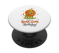 Celebración de la Corona del Rey León de Rugido PopSockets PopGrip Adhesivo