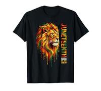 Celebración de la Emancipación del León de la Libertad de Juneteenth Camiseta