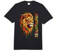 Celebración de la Emancipación del León de la Libertad de Juneteenth Comfort Colors Adult Heavyweight T-Shirt