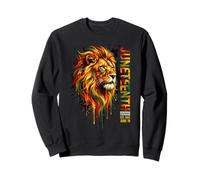 Celebración de la Emancipación del León de la Libertad de Juneteenth Sudadera