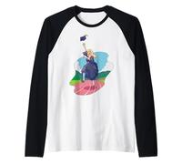 Celebración de la victoria de graduación Camiseta Manga Raglan