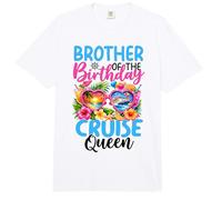 Celebración de Vacaciones de la Reina del Crucero del cumpleaños del Hermano del cumpleaños Comfort Colors Adult Heavyweight T-Shirt