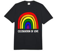 Celebración del Amor Orgullo Arco Iris Igualdad Inclusión Comfort Colors Adult Heavyweight T-Shirt