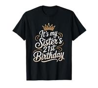 Celebración del cumpleaños número 21 de mi hermana para la familia de fiestas Camiseta