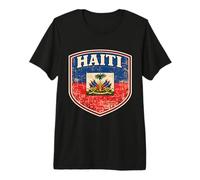 Celebración del día de la Bandera de Haití Vintage Orgulloso Patriota haitiano Camiseta Premium