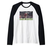 Celebración del GOL de Michael Owen Copa Mundial de Fútbol Liverpool Camiseta Manga Raglan