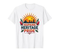 Celebración del Orgullo Cultural de los Hombres del Mes de la Herencia hispana Camiseta, Hombre, Blanco, L