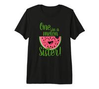 Celebración del Primer cumpleaños de One In A Melon Sister Camiseta Premium