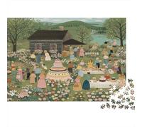 Celebración del Pueblo Puzzles 1000 Piezas Papel Reciclado para Adultos Puzzle para Adultos Juego Familiar Divertido y desafiante Excelente Idea de Regalo Partir de 12 años 70x50cm/1000pcs