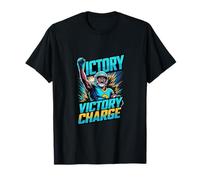 Celebración dinámica del Atleta de la energía de la Victoria del fútbol Camiseta