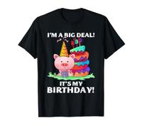 Celebración Divertida de cumpleaños con Texto en inglés I'm A Big Deal It's My Birthday Camiseta