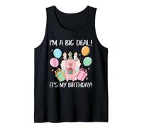 Celebración Divertida de cumpleaños con Texto en inglés I'm A Big Deal It's My Birthday Camiseta sin Mangas