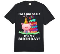 Celebración Divertida de cumpleaños con Texto en inglés I'm A Big Deal It's My Birthday Comfort Colors Adult Heavyweight T-Shirt