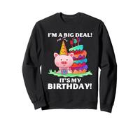 Celebración Divertida de cumpleaños con Texto en inglés I'm A Big Deal It's My Birthday Sudadera