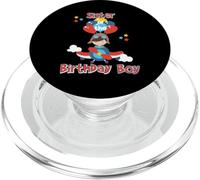 Celebración divertida de la fiesta de cumpleaños de niño de la hermana del avión PopSockets PopGrip para MagSafe