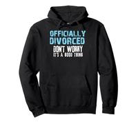 Celebración Divertida de la Fiesta de Divorcio divorciada Oficialmente Sudadera con Capucha