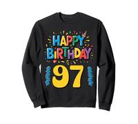 Celebración Divertida de Ropa de Feliz cumpleaños 97 Sudadera