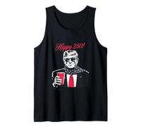 Celebración Divertida de Trump Happy 250! Camiseta sin Mangas