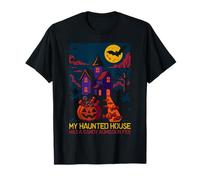 Celebración Espeluznante de la Temporada embrujada de Halloween de My Haunted House Camiseta