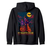 Celebración Espeluznante de la Temporada embrujada de Halloween de My Haunted House Sudadera con Capucha