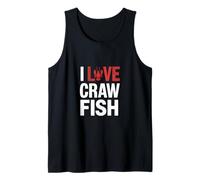 Celebración I Love Crawfish Seafood Camiseta sin Mangas