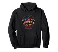 Celebración patriótica de la Tierra de la Libertad 2026 Sudadera con Capucha
