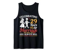 Celebrando 29 años de Matrimonio Que todavía Hacemos de 1997 a 2026 Camiseta sin Mangas