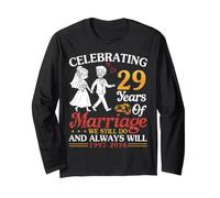 Celebrando 29 años de Matrimonio Que todavía Hacemos de 1997 a 2026 Manga Larga