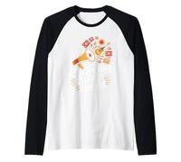 Celebrando la Cultura en Voz Alta el Mes de la Herencia Hispana Camiseta Manga Raglan