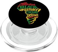 Celebrando la Historia Negra Cultura Excelencia Orgullo Africano PopSockets PopGrip para MagSafe