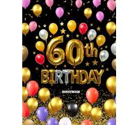 Celebrate 60 fabulous years This vibrant and elegant birthday guestbook is the perfect way to capture heartfelt wishes and joyful memories from your loved ones.