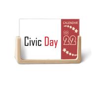 Celebrate Canada Civic Day Blessing 2022 Calendario de escritorio Planificador de 12 meses